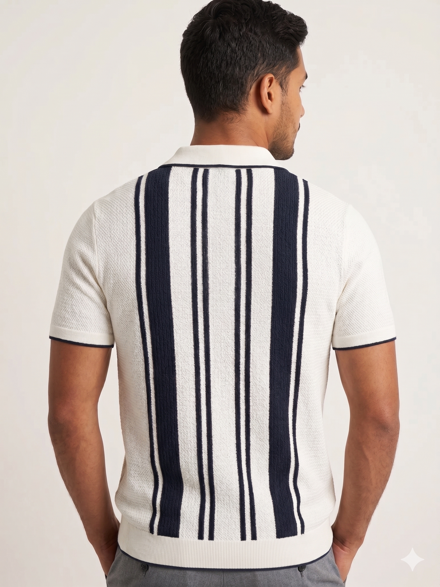 Playera Texturizada a rayas