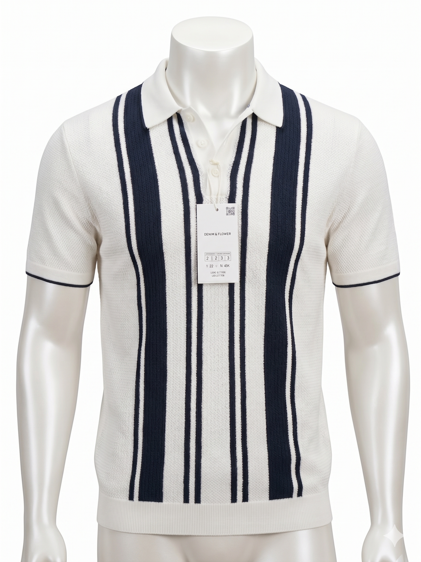 Playera Texturizada a rayas